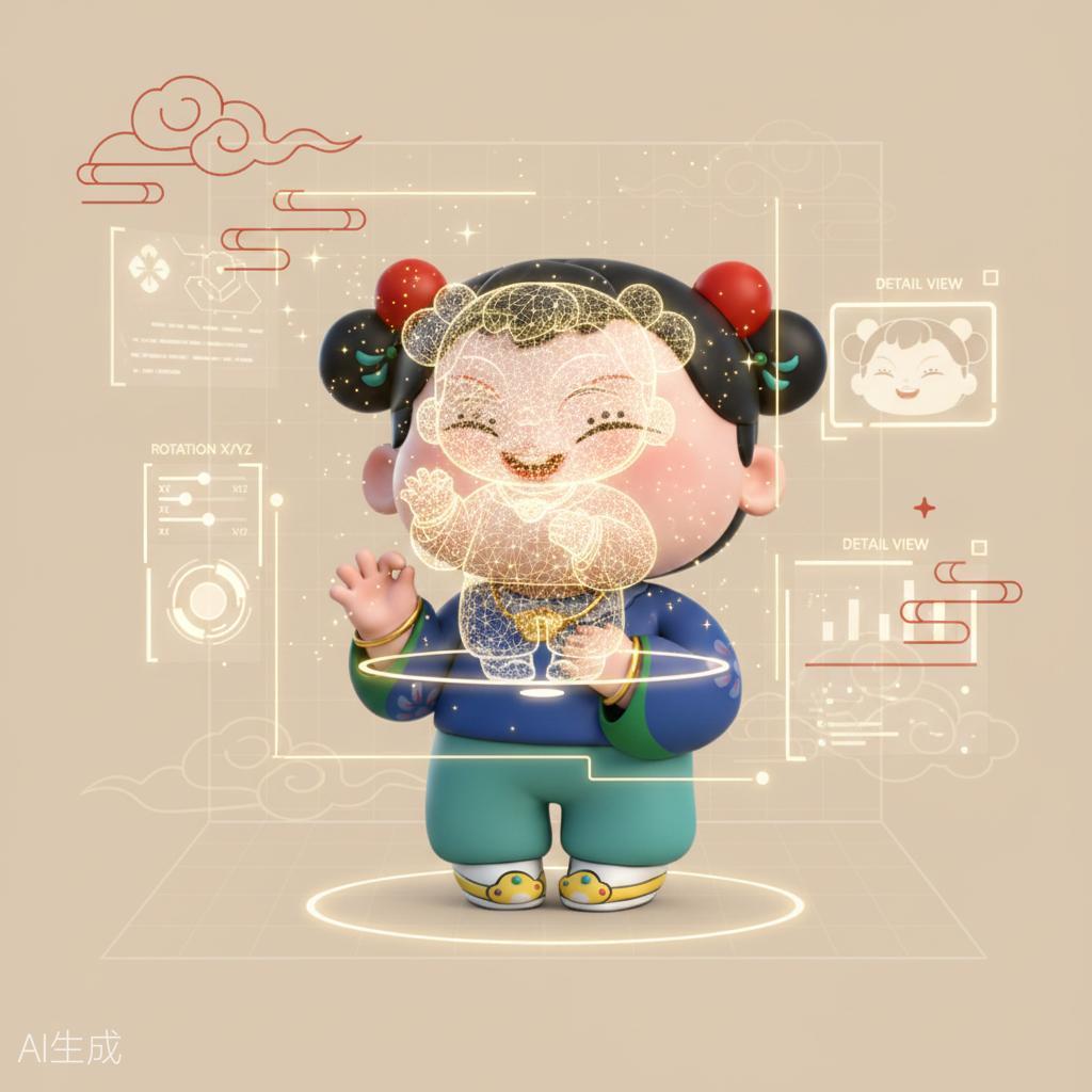 3D福娃展示